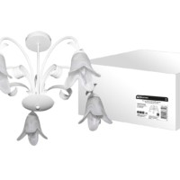 Люстра НCБ-12-04-5х40 «Адель» белый 5х40Вт E14 TDM