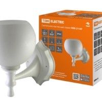 Светильник НББ 21-60-1323 УХЛ4 (белый, плафон полушар белый) TDM