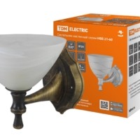 Светильник НББ 21-60-1731 УХЛ4 (черный под золото, плафон конус алебастр) TDM