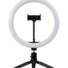 Лампа кольцевая светодиодная 26 см 12Вт 2700 6400К штатив наст. диммер USB TDM