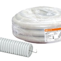 Гофротруба ПВХ для кабеля d20 с протяжкой 100м лёгкая TDM SQ0401-0002