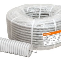 Гофротруба ПВХ для кабеля d50 с протяжкой 20м лёгкая TDM SQ0401-0006