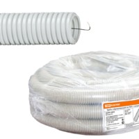 Гофротруба ПВХ для кабеля d20 с протяжкой 10м лёгкая TDM SQ0401-0032