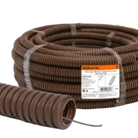 Гофротруба ПВХ для кабеля d20 с протяжкой 25м лёгкая “ЭКО” бук TDM SQ0401-0042