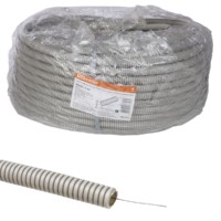 Гофротруба ПВХ для кабеля d20 с протяжкой 100м тяжёлая TDM SQ0401-0102