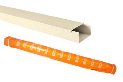 Кабель-канал ККМЭ 20х10мм слоновая кость (100м) TDM