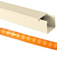 Кабель-канал ККМЭ 25х25мм слоновая кость (50м) TDM