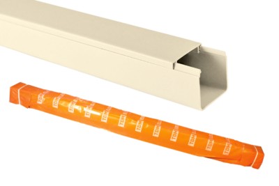 Кабель-канал ККМЭ 25х25мм слоновая кость (50м) TDM