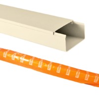 Кабель-канал ККМЭ 40х16мм слоновая кость (50м) TDM