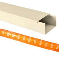 Кабель-канал ККМЭ 40х25мм слоновая кость (40м) TDM