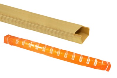 Кабель-канал ККМЭ 40х25мм желтая сосна 3D (40м) TDM