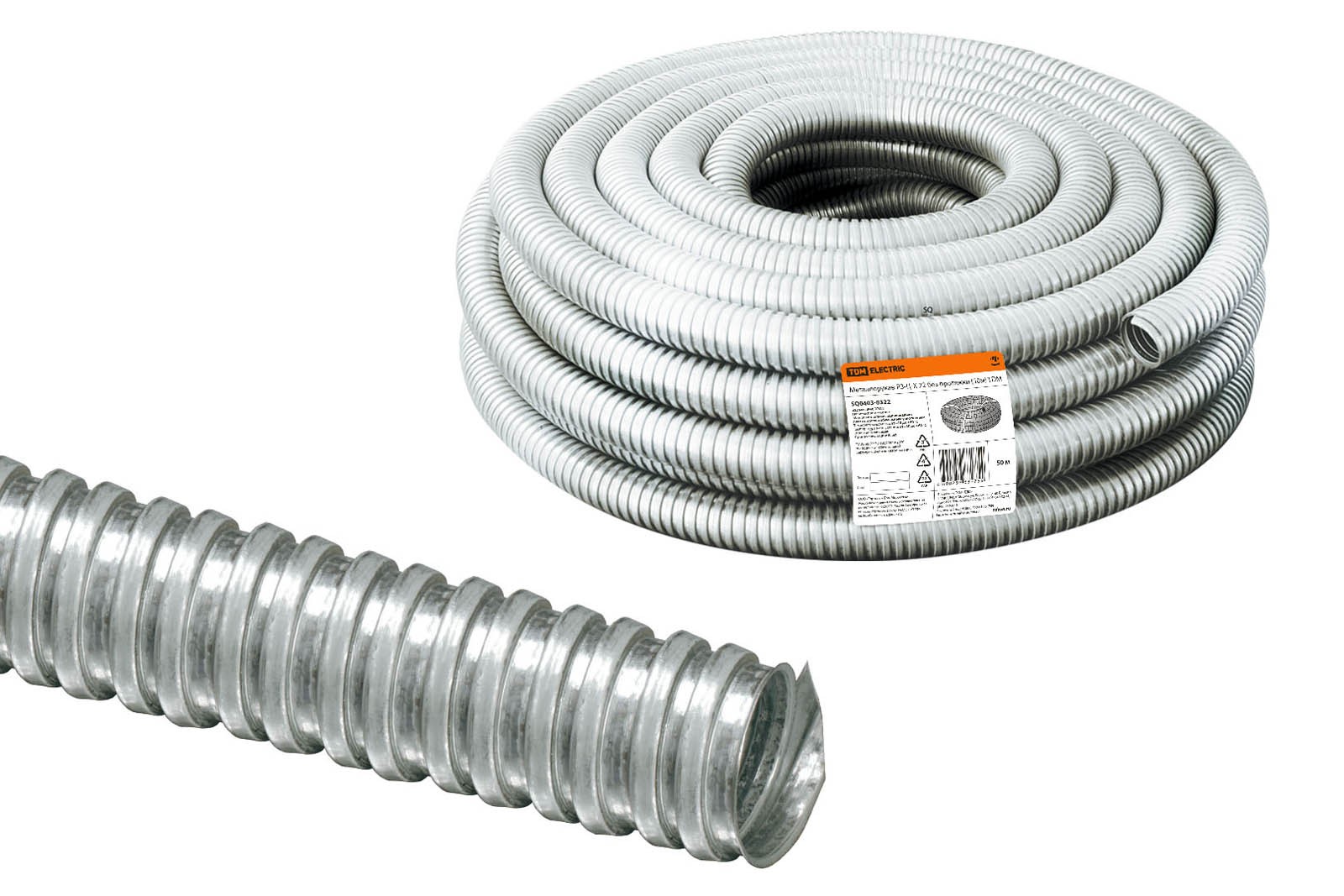 Металлорукав МРКО d22мм 50 м/уп Р3-ЦХ TDM