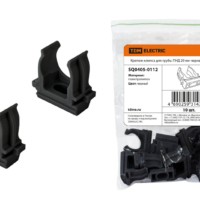 Крепеж-клипса для трубы ПНД 20 мм (10 шт.) черная TDM