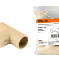 Тройник соед. для трубы 16 мм (5шт) “ЭКО” (сосна) TDM