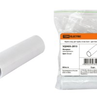 Муфта соед. для трубы 25 мм (5шт) – цвет белый TDM