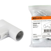 Тройник соед. для трубы 16 мм (5шт) – цвет белый TDM