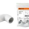 Угол 90 соед. для трубы 16 мм (5шт) – цвет белый TDM