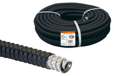 Металлорукав МРКПИ d18мм чёрный 50 м/уп РЗ-Ц-П TDM