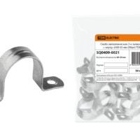 Скоба металлическая 2-х лапковая с внутр. d 60-63 мм (50шт) TDM