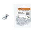 Скоба металлическая однолапковая с внутр. d 8-9 мм (10 шт) TDM