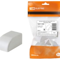 Заглушка кабельной трассы КМЗ 15х10 (4 шт./комп.) TDM