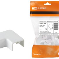 Поворот на 90 гр. КМП 15х10 (4 шт./комп.) TDM