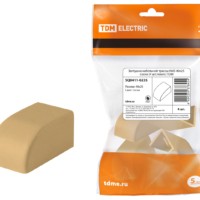 Заглушка кабельной трассы КМЗ 40х25 сосна (4 шт./комп.) TDM