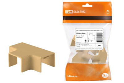 Угол Т-образный КМТ 40×25 сосна (4 шт./комп.) TDM