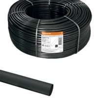 Труба гладкая ПНД для кабеля d 16(с) черная TDM