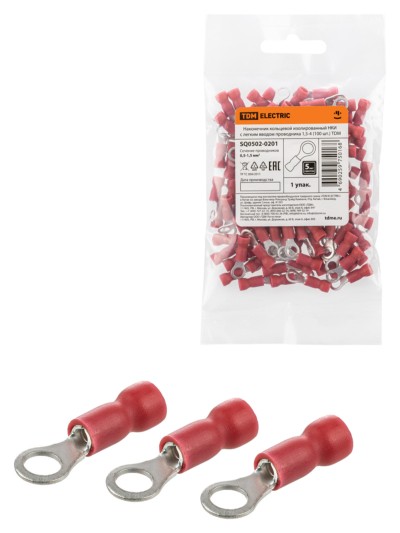 Наконечник кабельный НКи с легким вводом проводника 1,5-4 100шт/уп TDM