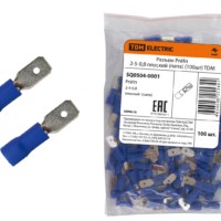 Разъем РпИп 2-5-0,8 плоский (папа) (100шт) TDM