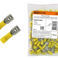 Разъем РпИм 5,5-6-0,5 плоский (мама) (100шт) TDM