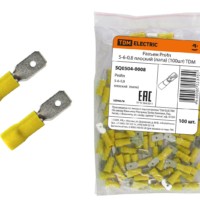 Разъем РпИп 5-6-0,8 плоский (папа) (100шт) TDM