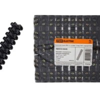 Зажим винтовой ЗВИ-15 полипропилен 1,5-6мм2 12пар 100°С черный TDM