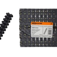 Зажим винтовой ЗВИ-60 полипропилен 2,5-16мм2 12пар 100°С черный TDM