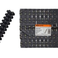 Зажим винтовой ЗВИ-100 полипропилен 6-25мм2 12пар 100°С черный TDM