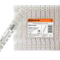 Зажим винтовой ЗВИ-30 полипропилен 1,5-10мм2 12пар 100°С белый (индивидуальная упаковка) TDM