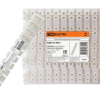 Зажим винтовой ЗВИ-80 полипропилен 6-25мм2 12пар 100°С белый (индивидуальная упаковка) TDM