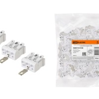 Клемма пружинная соединительная КСПз3-L+N+PE, 16 A, с заземлением под винт TDM