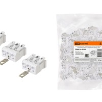 Клемма пружинная соединительная КСПнз3-L+N+PE, 16 A, с монтажной ножкой и заземлением под винт TDM