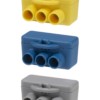 Набор клемм винтовых изолированных КВИ-3 для Al и Cu проводов (6,0мм2) (серая, синяя, желтая) TDM