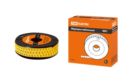 Маркер МК1 – 2,5мм символ “9” 1000шт/ролл TDM