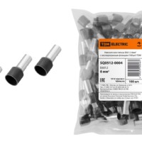 Наконечник кабельный НШви Е6012 6мм2 100шт/уп TDM