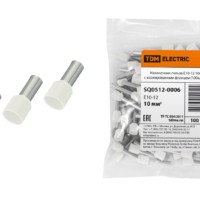 Наконечник кабельный НШви Е10-12 10мм2 100шт/уп TDM