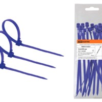 Хомуты нейлоновые 3,6х200мм (синий) (25 штук) TDM