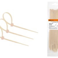 Хомут нейлоновый 3.6х200мм (сосна) (25 штук) серия “ЭКО” TDM