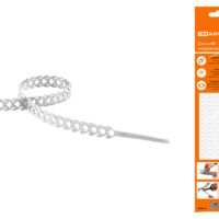 Стяжка белая ПУ многозвенная RS 10×300 (20 шт) TDM