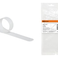 Хомут-липучка ХЛ 16х210 мм белый (20 шт) TDM