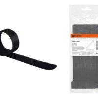 Хомут-липучка ХЛ 12х135 мм черный (20 шт) TDM