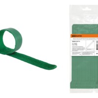 Хомут-липучка ХЛ 16х310 мм зеленый (20 шт) TDM